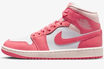 #Jordans#TheBest#GetThem Air Jordan 1 Mid Women, Nike Air Jordan 1 Mid, Nike Air Jordan 1, Best Shoes, Air Jordan 1 Mid, Strawberries And Cream, Jordan 1 Mid, Air Jordan 1, Nike Air Jordan