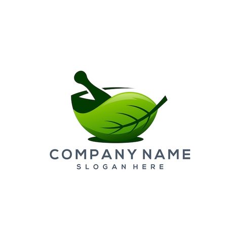 Spices Logo Design Ideas, Naturopathy Logo, Herbal Logo Design, Herbal Logo, Herbal Leaves, Pharmacy Design, Organic Logo, Logo Design Free, Naturopathy