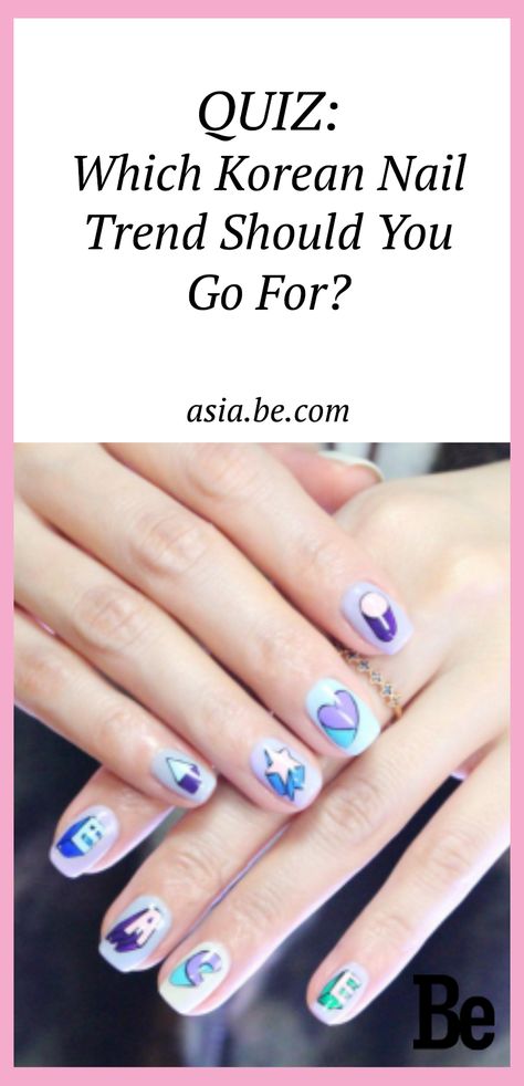 Take the quiz to find out which Korean nail art is made for you Korean Quiz, Cartoon Nail Designs, Korea Nail, Graffiti Nails, Korean Beauty Tips, Korean Nail, Korean Nail Art, Nails Trend, Nail Trend