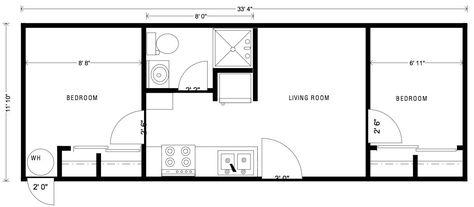 PEH Small Family House Widget Mobile Home Floor Plans, Portable Buildings, Cabin Floor, Cabin Floor Plans, Small House Floor Plans, Tiny House Floor Plans, Tiny House Bathroom, Bedroom Floor Plans, Shed Homes