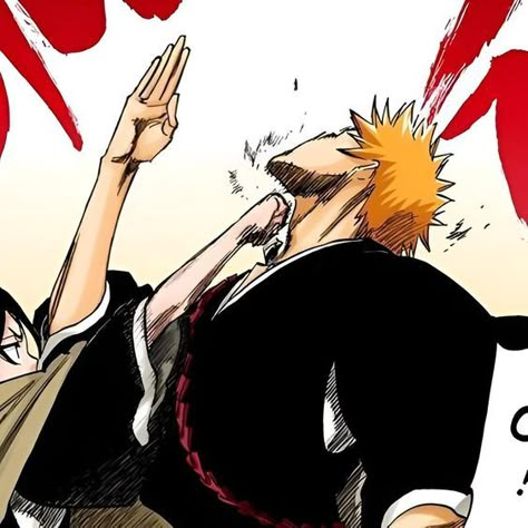 Bleach Best Friend Matching Pfp Funny, Anime Ports, Bleach Pfps, Bleach Ichigo And Rukia, Ichigo Manga, Bleach Couples, Ichigo X Rukia, Rukia Bleach, Bleach Rukia