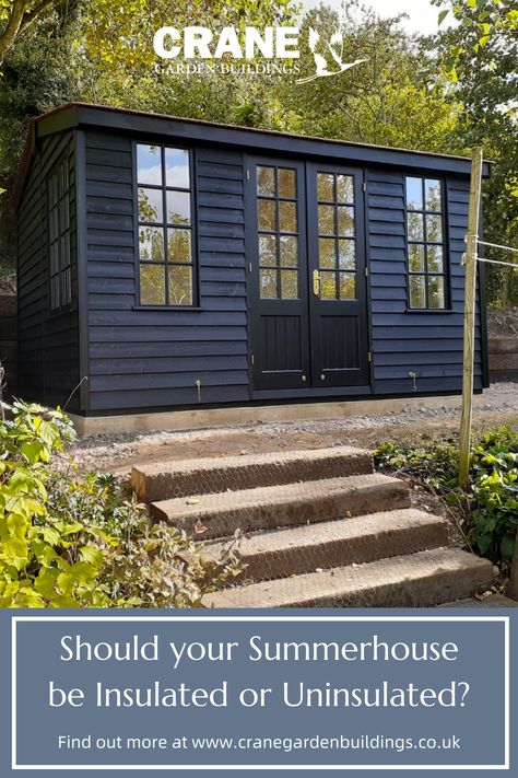 From blissful summer retreat to cosy winter hideaway…there are plenty of reasons why we recommend upgrading to include insulation and lining in your new summerhouse, to find out more click read it below Interior Summer House Ideas, Summer House Interior Ideas, Summerhouse Interiors Ideas, Summer House Ideas, Summerhouse Ideas, Wooden Summer House, Summer House Interiors, Summer Houses, Cosy Winter