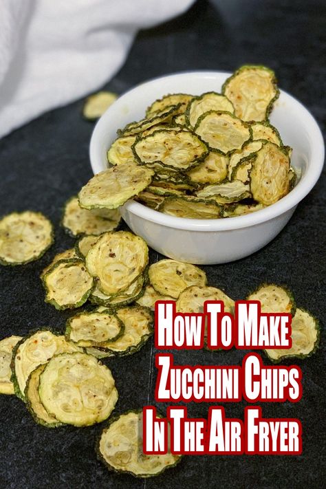 Dehydrated Zucchini, Dehydrated Zucchini Chips, Chips In The Air Fryer, Healthy Airfryer, Air Fryer Zucchini Chips, Tartiflette Recipe, Zucchini Chips Recipe, Air Fryer Zucchini, Healthy Chips