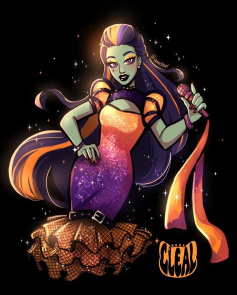 Monster High Fanart, Casta Fierce, Arte Monster High, Monster Girls, Clip Studio Paint, Monster Girl, Working Late, Monster High, Witch