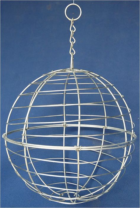 Amazon.com - Topiary Art Works 8" Wire Globe - Ball Lights, Hanging Wire, Hanging Baskets, Hanging Chair, Art Works, Nature Art, Christmas Lights, Made In Usa, Globe