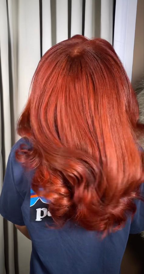 Reddish Orange Hair Color Black Women, Cajun Spice And Paprika Hair Color, Paprika Hair Color On Black Women, Ginger And Red Hair, Dark Ginger Hair Color, Ginger Red Hair Color, Copper Hair On Black Women, Natural Colored Hair, Orange Red Hair