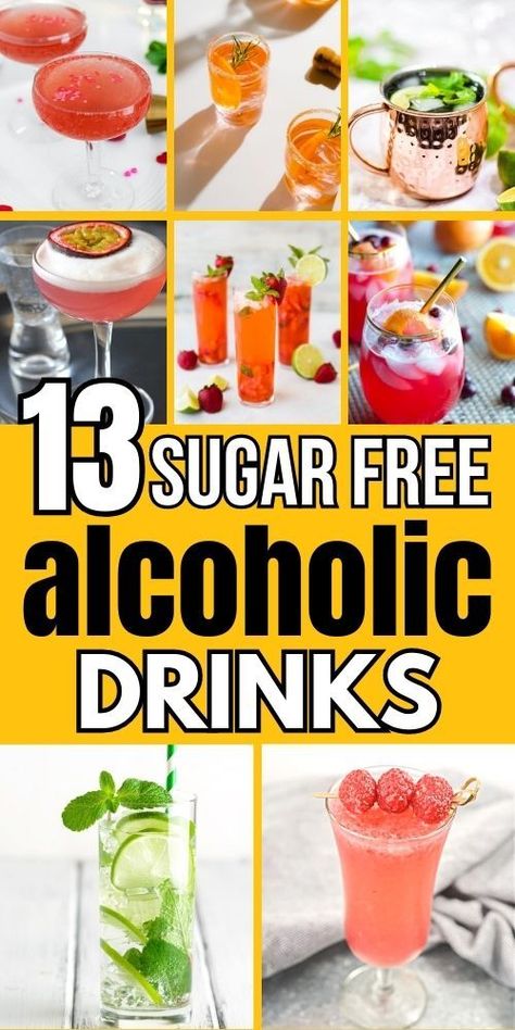 Best Low Cal Alcoholic Drinks, Alcoholic Drinks For Bariatric Patients, Bariatric Drinks Alcohol, Diet Alcoholic Beverages, Mixed Drinks For Diabetics, Keto Frozen Drinks Alcohol, Calorie Free Drinks, Zero Carb Alcoholic Drinks, Calorie Free Alcohol Drinks