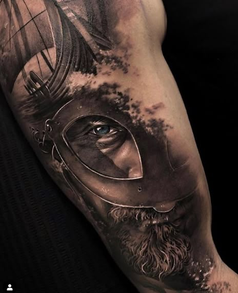 Arm Tattoo Viking, Viking Tattoos For Men, Victorian Witch, Upper Arm Tattoo, Viking Warrior Tattoos, Warrior Tattoo Sleeve, Lower Arm Tattoos, Viking Tattoo Sleeve, Vikings Tattoo