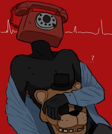 Evil Guy Art, Scott Phone Guy, Phone Guy X Mike, Fnaf Phone Guy Fanart, Phone Guy X Micheal Afton, Michael Afton X Phone Guy, Phone Guy Fnaf Fanart, Phone Guy Edits, Phone Guy Pfp