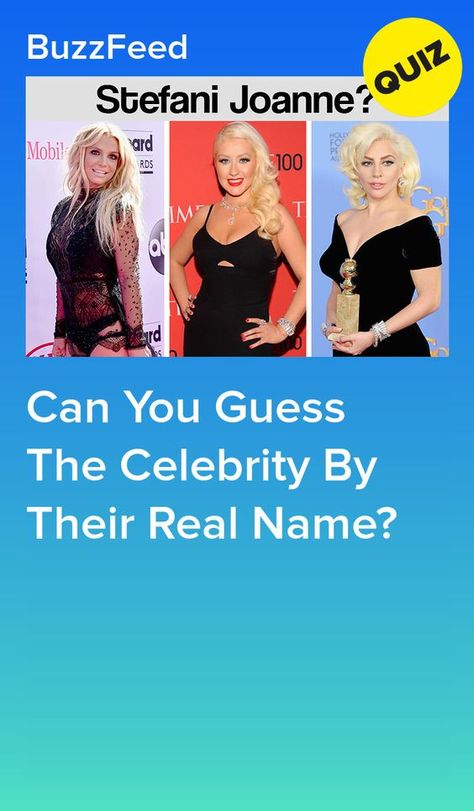 Can You Guess The Celebrity By Their Real Name #quiz #quizzes #buzzfeed #triviaquestionsandanswers #quizzesbuzzfeed #bestfriendquiz #bffquiz Am I Pretty Quiz, Guess The Celebrity, Bff Quizes, Playbuzz Quizzes, Quiz Buzzfeed, Quizzes Buzzfeed, Best Friend Quiz, Play Quiz, Celebrity Quizzes