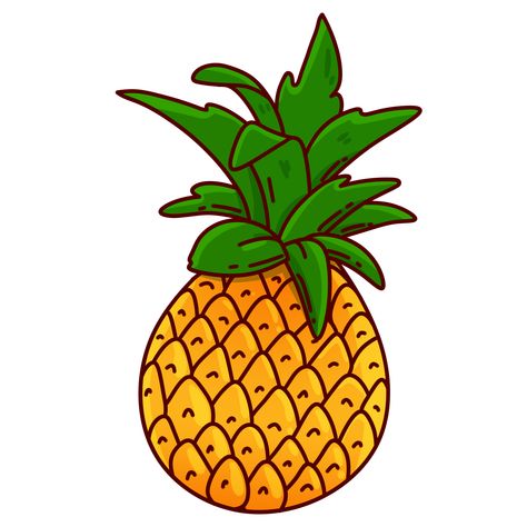 Fruit Pineapple Cartoon Drawing Healthy Cartoon Fruit Drawing, Pineapple Cartoon, Pineapple Drawing, Cartoon Pineapple, Fruit Pineapple, Paper Border, Fruit Cartoon, Fruits Drawing, Cartoons Png