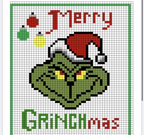 Cross Stitch Grinch Patterns, Grinch Cross Stitch Pattern Free, Grinch Knitting Pattern Free, The Grinch Cross Stitch, Grinch Pixel Art, Grinch Cross Stitch Pattern, Grinch Cross Stitch, Pixel Art Noel, Dmc Color Chart