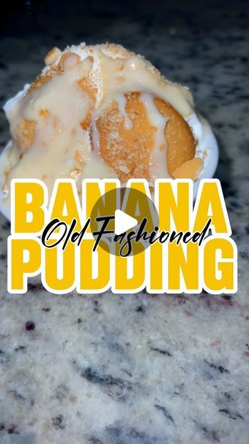 Britney on Instagram: "Old Fashioned Southern Banana Pudding 🍌  #bananapudding #oldfashioned #southernsweets #sogood #foryou #fyp #food #goodfood #sundaydinner #dessert #blackgirlscook #cookwithme #cookingideas #recipesofinstagram #foodie #goodfoodgang #itssogoodyall #webougielikethat #southerncooking #southernfood #mommeals #dessert #webougielikethat #itssogoodyall" Home Made Bannan A Pudding, Traditional Banana Pudding, Banana Pudding With Evaporated Milk, Quick And Easy Banana Pudding Recipes, Banana Pudding Videos, Banana Pudding For A Crowd, Quick Desert Recipes, Homemade Banana Pudding From Scratch, Pudding From Scratch