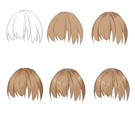 Home / Twitter Anime Shading Hair, Hair Shading Anime, Shading Blonde Hair Digital, Soft Hair Shading Tutorial Digital, How To Highlight Hair Digital Art, Drawing Hair Tutorial, Body Base Drawing, Concept Art Tutorial, Hair Sketch