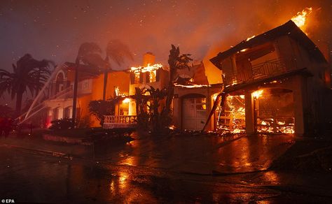 Multimillion dollar mansions went up in flames in California on Wednesday as a fast-moving brush fire engulfed luxury properties overlooking the Pacific Mansion On Fire, Truth Untold, Luxury Properties, Burning House, Beach Fire, California Wildfires, Laguna Niguel, In Flames, Book Aesthetics