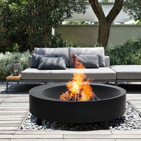 Black Fire Pit, Fire Pit Sphere, Outdoor Fire Pit Area, Deck Fire Pit, Modern Fire Pit, Metal Fire Pit, Wood Fire Pit, Fire Pit Bowl, Concrete Fire Pits