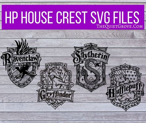 Learn how to make your own magical Harry Potter Hogwart's House Shirts Using a Cricut, Cricut's Infusible Ink sheets, & an Easypress 2 with DIY tutorial. #HarryPotterDIY #InfusibleInk #CricutCreated #HarryPotter #HarryPotterSVG Harry Potter Cricut Projects, Harry Potter Houses Crests, Harry Potter Free, Harry Potter Svg, Diy Harry Potter, Christmas Fonts Free, Harry Potter Hogwarts Houses, Harry Potter House, Harry Potter Shirts