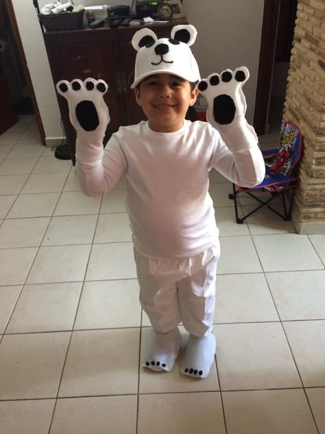 Polar Bear Costume, Famous Bears, Storybook Costumes, Shine Costume, Polar Bear Drawing, Ideas Carnaval, Zoo Day, Diy Costumes Kids, Winter Schnee