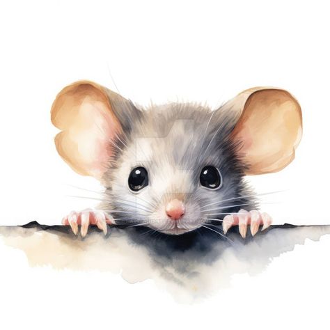 Mouse Paintings Art, Mouse Paintings Acrylic, Mice Drawing, Mouse Paintings, Mice Illustration, Mouse Cartoon Character, Mouse Watercolor, Maus Illustration, Mouse Paint