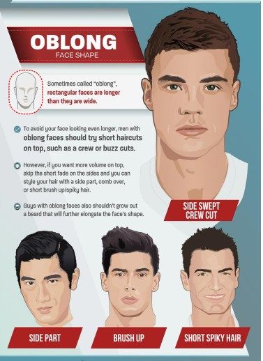 The Best Haircut For Your Boyfriend!! | Curious and Confused me Trans Things, Oblong Face Hairstyles, Oblong Face, Oblong Face Shape, Face Male, Rectangle Face, Haircut For Face Shape, Long Face Haircuts, Long Face Shapes