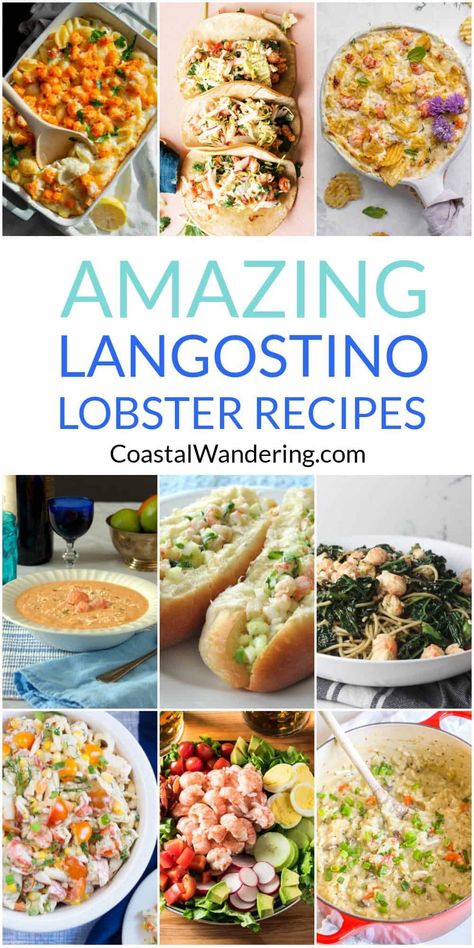 Langostino Lobster Recipes, Langostino Recipes, Recipes For Seafood, Lobster Risotto, Lobster Pasta, Sushi Lunch, Lobster Dishes, Recipes To Make At Home, Lobster Salad