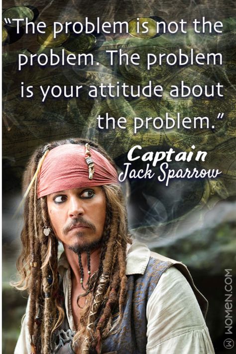 15 Captain Jack Sparrow Quotes That Every Pirate Should Live By - Women.com Jack Sparrow Quotes Funny, Sparrow Quotes, Jack Sparrow Funny, Captain Jack Sparrow Quotes, Jack Sparrow Wallpaper, Jack Sparrow Quotes, Hector Barbossa, Johnny Depp Quotes, Kaptan Jack Sparrow