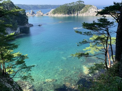 Jodogahama Beach Miyako Japan. By far the most beautiful place Ive seen on my trip along the east coast. ||  Click the photo to know more 2019 Top Travel's Destination! Japan Coast, Japanese Beach, Japan Beach, Visit Tokyo, Japan Aesthetic, Top Travel Destinations, Visit Japan, My Trip, Camping And Hiking