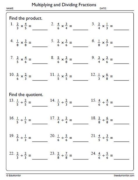 Multiplication and Division Worksheets for Grade 5 Division Worksheets Grade 5, Reading And Writing Worksheets, Fractions Worksheets Grade 5, Division Of Fractions, Worksheets For Grade 5, Multiplication And Division Worksheets, Fractions Multiplication, Mental Maths, Language Arts Worksheets