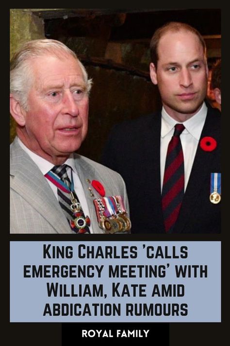 Why did King Charles call an emergency meeting with William and Kate amid abdication rumors? British Monarchy History, Prince Charles King, Prince William Baby, Prince William Girlfriends, Kate Middleton Latest News, Prince William King, Kate Middleton New Hair, Kate Middleton Skirt, Kate Middleton Family