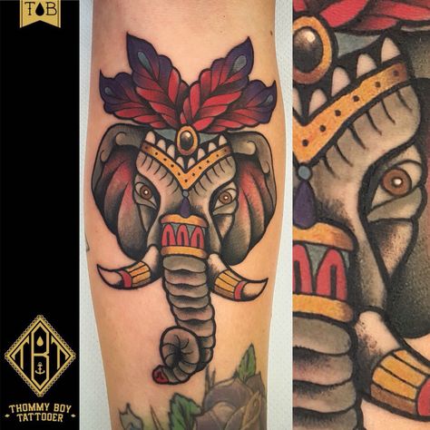 #thommyboy #thommyboytattooer #tattoo #truelove #truelovetattoo #traditional… Traditional Tattoo Elephant, Traditional Elephant Tattoo, Tats Inspiration, Circus Tattoos, Elephant Head Tattoo, New Traditional Tattoo, Traditional Tattoo Reference, Traditional Elephant, True Love Tattoo