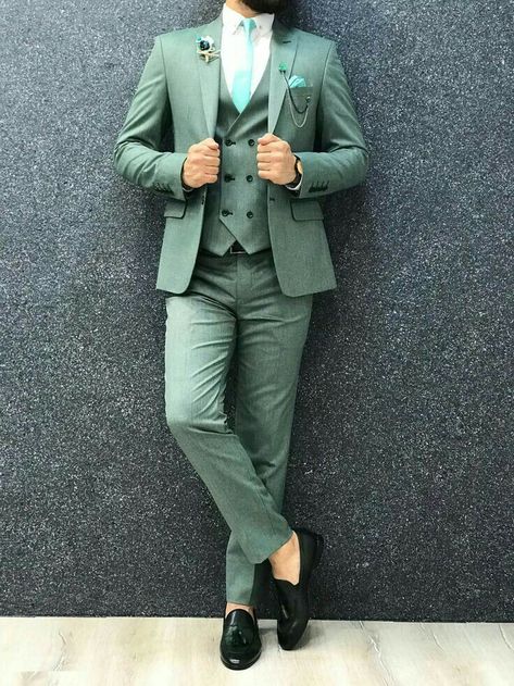 Married Dress, Green Suits, Green Suit Men, Weasley Family, Stylish Men Wear, Mens Casual Suits, Stylish Mens Suits, Man Dress, Blazer Outfits Men