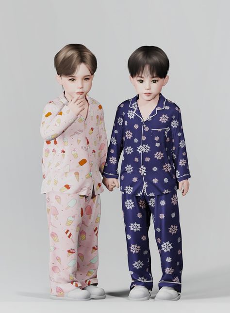 [KK] Pajama set 02 PU  My mesh / All morphs / All LODs  Custom thumbnails / 20&20 swatches  HQ Complete / boys and girls  [DOWNLOAD] (EA / public on November 18, 2024) Sims 4 Cc November 2024, Sims 4 Cc Pajama Set, The Sims 4 Cc Toddler Clothes, Sims 4 Cc Girl Clothes Kids, Littletodds Sims 4, Sims 4 Cc Toddler Boy Clothes Patreon, S4cc Infant, Ts4 Toddler Cc Clothes, Toddler Clothes Sims 4 Cc Boy