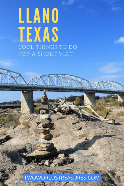 7 Cool Things to do in Llano Texas - for a quick stop - TWO WORLDS TREASURES Texas Road Trip Ideas, Road Trip Texas, Texas Road Trips, Llano Texas, Things To Do In Texas, Texas Road Trip, Hill Country Texas, Texas Vacation, Travel Texas