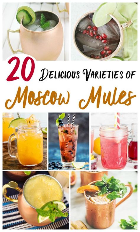 Boozy Christmas Drinks, Moscow Mule Variations, Moscow Mule Recipes, Moscow Mule Drink, Mule Drink, Wine Cocktail Recipes, Copper Cup, Moscow Mule Cocktail, Moscow Mules