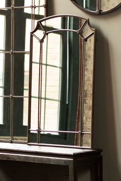 French Style Mirrors, Tall Mirror, Classic Mirror, Metal Arch, Accent Mirror, Rustic Bathroom, Antique Farmhouse, Mirrors Wayfair, Iron Wall