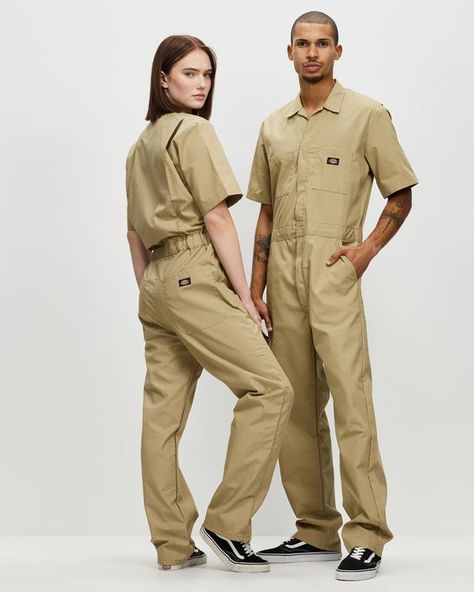 It is beautiful the gardener very soft fabric and good workmanship. Super fast shipping. The photos show the color half faded not but lives up to the piece blue is beautiful Dickies Coveralls Outfit, Coveralls Outfit, Dickies Jumpsuit, Jean Jumpsuit Outfit, Coverall Outfit, Dickies Coveralls, Mechanic Clothes, Construction Outfit, Coveralls Mens