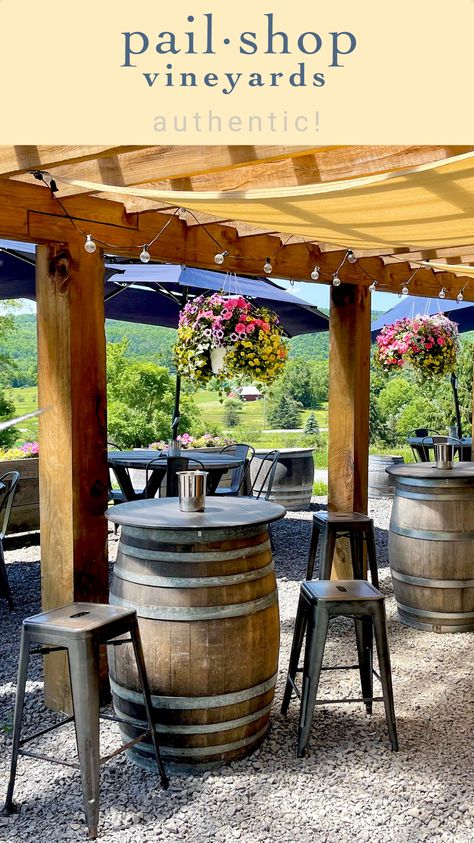 Winery Outdoor Seating, Winery Interior Design, Vineyard Home Decor, Winery Business, Backyard Vineyard, Winery Decor, Cooperstown Ny, Winery Tasting Room, Wine Tasting Room