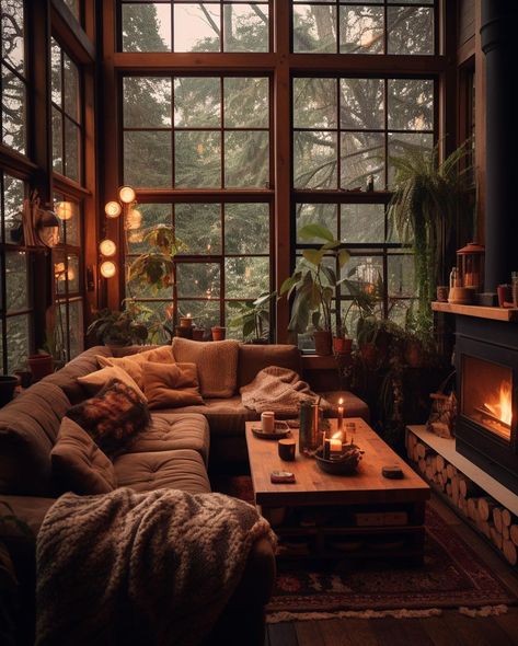 Green Houses, Living Room Goals, Cottage Living Rooms, Hygge Decor, Winterthur, Modern Mountain, Fantasy House, Dream House Rooms, Air Bnb