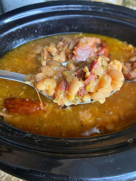 Ham And Bean Soup Recipes Crockpot Great Northern Beans, Great Northern Beans In The Crockpot, Northern Bean Soup Crockpot, Slow Cooker Great Northern Beans, Great Northern Beans And Rice, Crock Pot Great Northern Beans, Crockpot Northern Beans, White Beans And Ham Crockpot, Northern Beans And Ham Crockpot