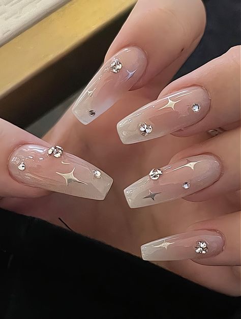 Mail Inspo, Milky Nails, Asian Nails, Grunge Nails, Blush Nails, Pretty Gel Nails, Nails Desing, Minimalist Nails, Chic Nails