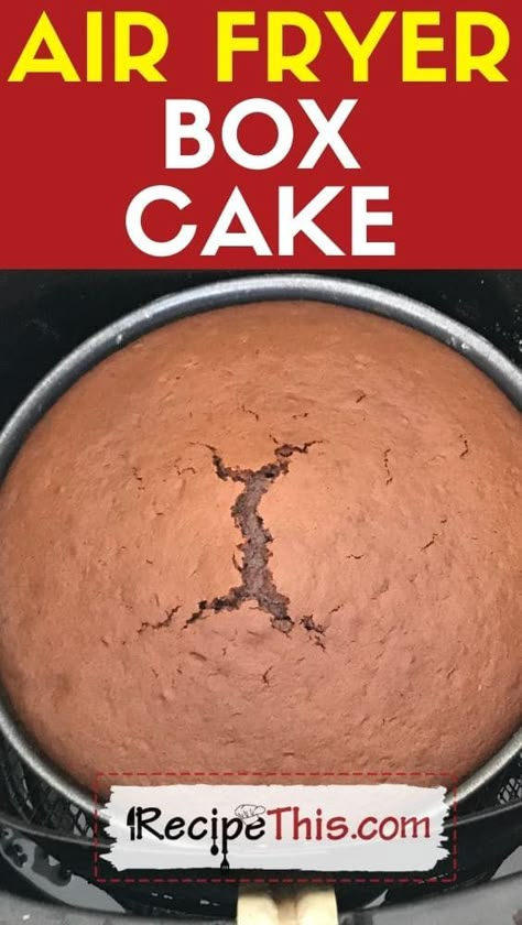 Box Cake Chocolate, Air Fryer Cake Recipes, Betty Crocker Cake Mix, Box Cake Recipes, Air Fryer Recipes Breakfast, Air Fryer Recipes Dessert, New Air Fryer Recipes, Air Fryer Recipes Snacks, Box Cakes