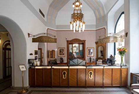 Hotel front desk