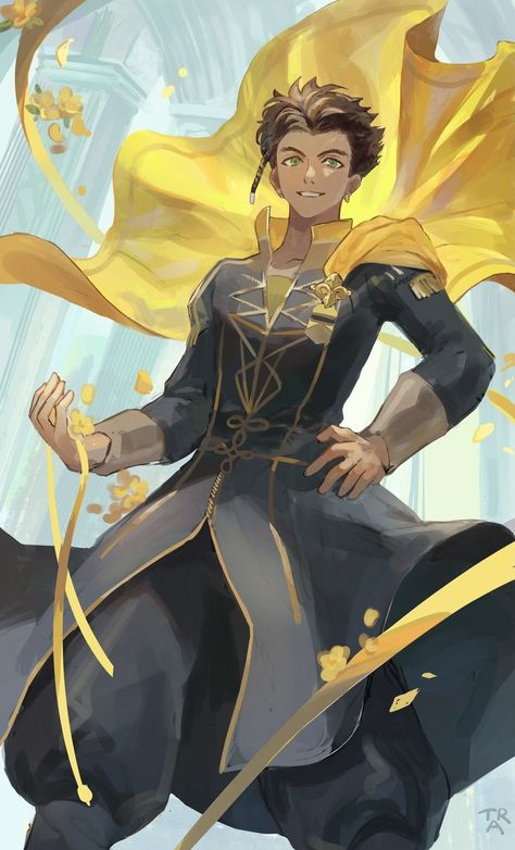 Claude from Fire Emblem: Three Houses Disney Au, Fire Emblem Three Houses, Fire Emblem Games, Art Area, Three Houses, Dnd Characters, Ship Art, Fire Emblem, Magical Girl