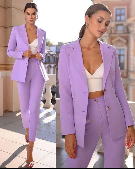 Outfits Pastel, Pant Suits For Women, Women Suits, Pastel Outfit, Stylish Work Attire, Fashion Articles, Formal Party Dress, Stylish Work Outfits, Instagram Outfits