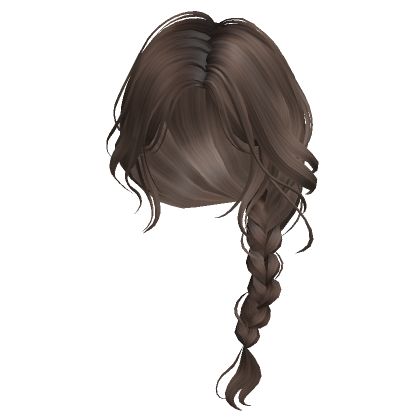 Roblox Hair, Anime Black Hair, Braided Ponytail Hairstyles, Anime Black, Create An Avatar, Side Braid, Braided Ponytail, Braids For Black Hair, Hair Accessory