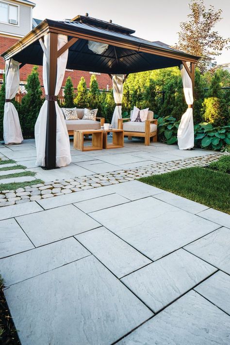 Budget Backyard Makeover, Hardscape Backyard, Covered Patio Design, Small Backyard Design Ideas, Outdoor Pavers, Backyard Design Ideas Budget, Pavers Backyard, Backyard Design Ideas, Backyard Design Layout