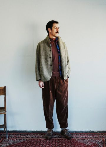 BEAMS PLUS 2021 AUTUMN / WINTER ORIGINAL COLLECTION London Silhouette, Rowing Blazers, Mens Inspiration, Beams Plus, Combat Pants, Alden Shoes, Functional Clothing, Fuzzy Cardigan, Basic Wear