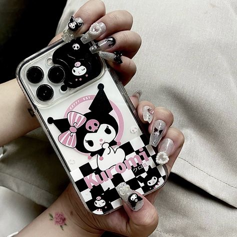 Kuromi Iphone Case, Kuromi Phone Case, Kuromi Stuff, Creative Iphone Case, Disney Phone Cases, Hello Kitty Jewelry, Star Phone Case, Nintendo Switch Accessories, Girly Phone Cases