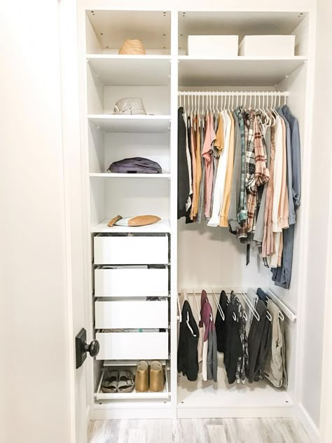 After three solid years transforming closets throughout Washington DC, Philadelphia and New York I can sum up my closet organization process in three simple steps that create immediate and massive change. As seen on Good Morning Washington! Small Closet Space, Wardrobe Organisation, Closet Renovation, Diy Wardrobe, Closet Layout, Wardrobe Room, Small Closets, Closet Remodel, Bedroom Closet Design