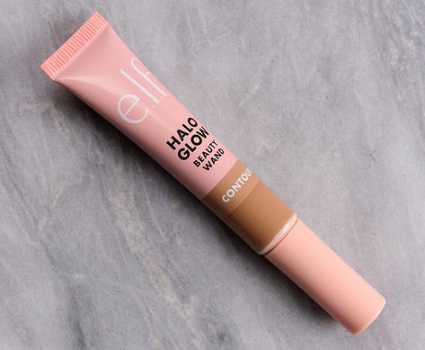 elf Light-Medium Halo Glow Contour Beauty Wand ($9.00 for 0.33 oz.) is a light brown with muted, warm undertones and a natural finish that wasn't too glowy but not matte either. Medium, buildable coverage (to semi-opaque) Gel-cream consistency, very spreadable Applied evenly and blended out well on bare skin & over foundation Long-wearing (8 hours before fading noticeably) Elf Halo Glow Contour, Halo Glow Contour, Elf Contour, Elf Halo Glow, Nars Laguna, Halo Glow, How To Match Foundation, Sparkly Eyes, Tom Ford Beauty